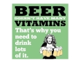 beer and vitamins