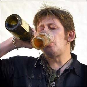 Shane MacGowan. Legendary lead singer of the Pogues.