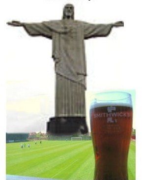 Football and beer, the perfect match