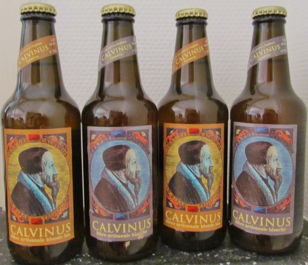 Les Frères Papinot, Calvinus Blanche Beer, whitbier, Calvinus Blonde (organic) Beer, John Calvin, Geneva